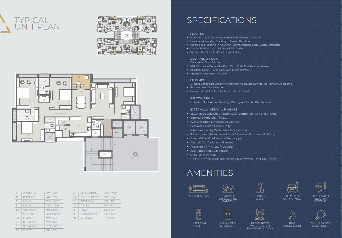 Parshwa Ayaan 4 Bhk