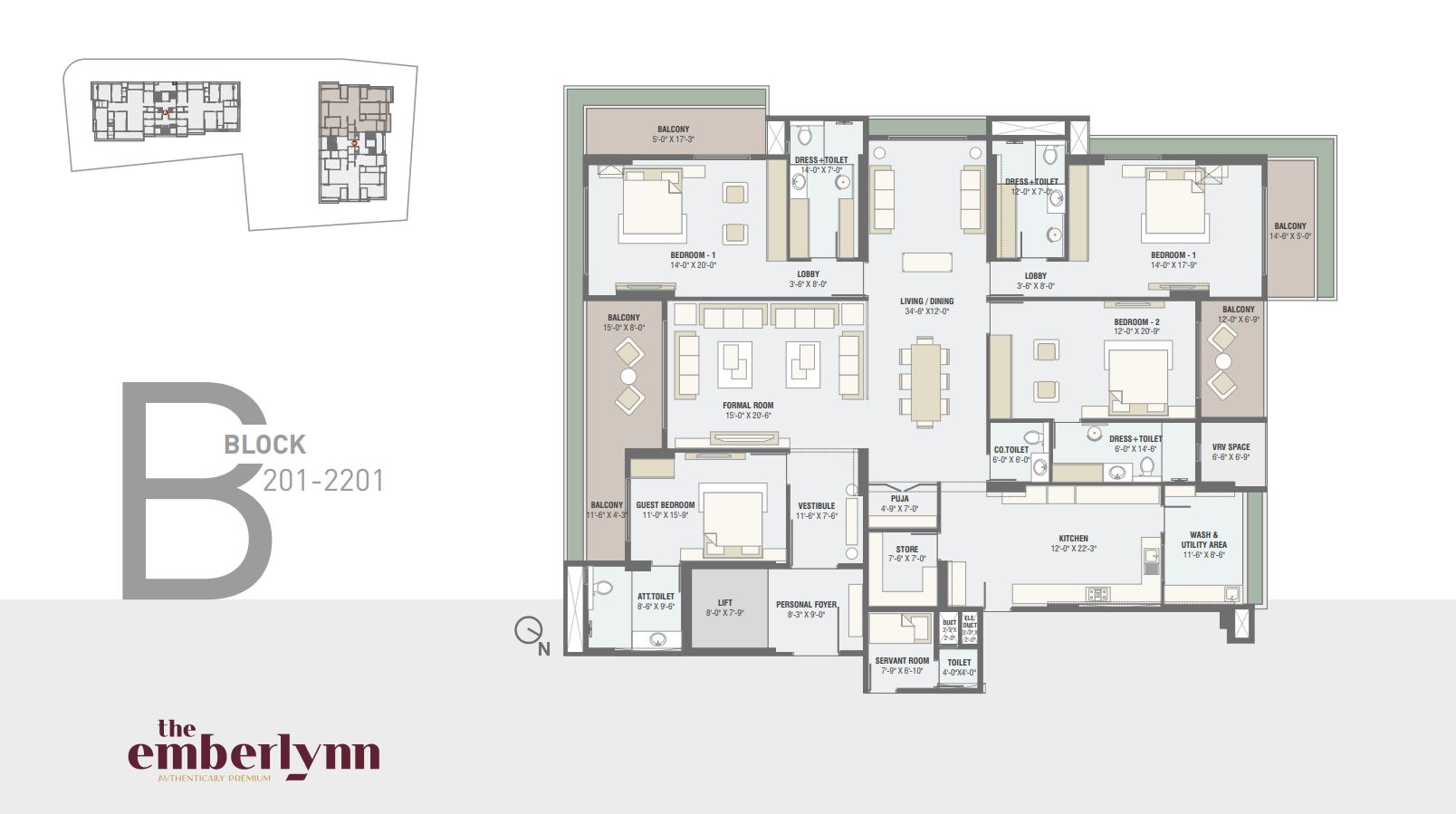 The Emberlynn 4 Bhk